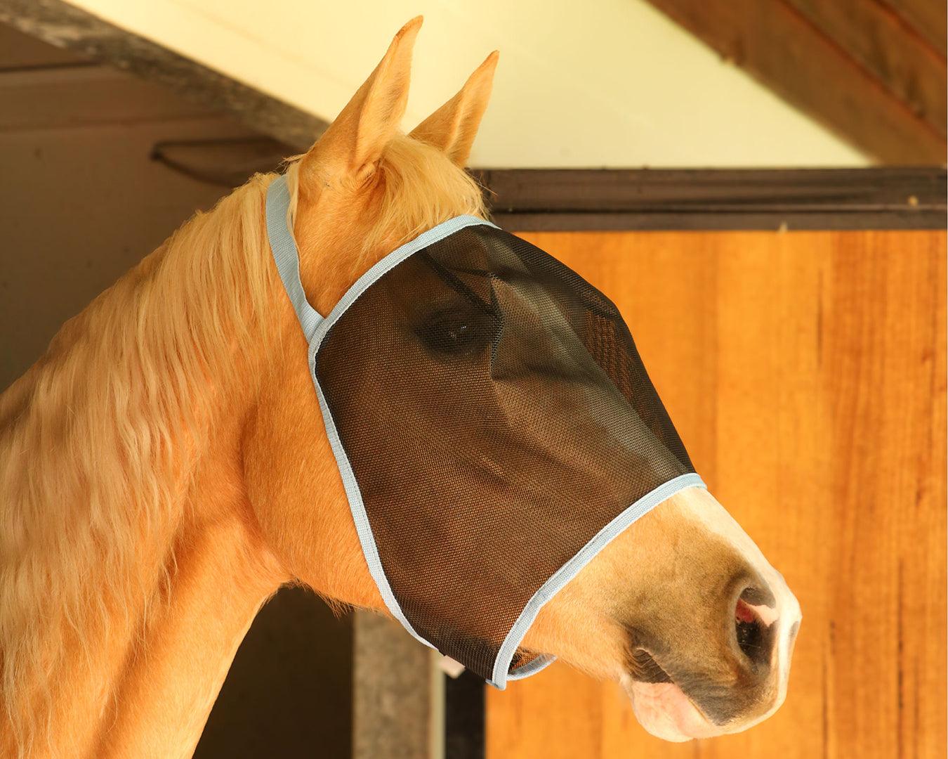 Conrad Everyday Black Mesh Fly Mask - Image 4