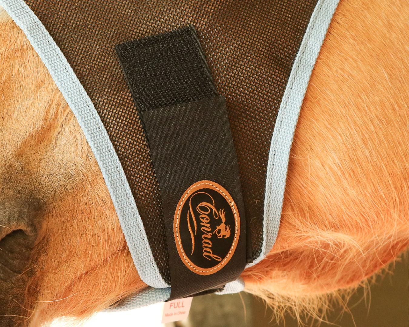 Conrad Everyday Black Mesh Fly Mask - Image 5
