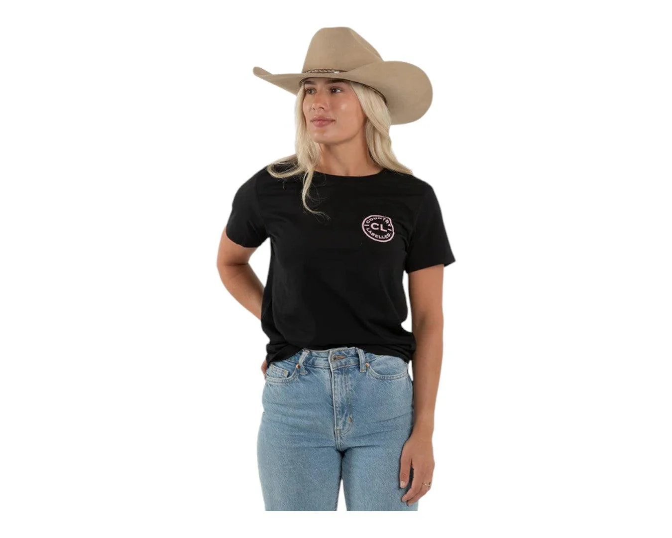 Country Labelled Signature Womens Tee - Image 3
