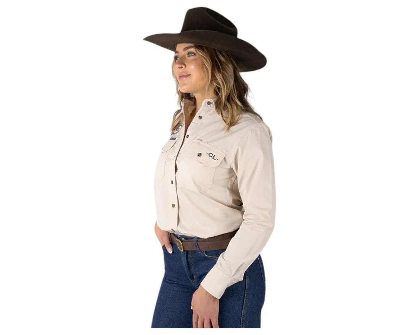 Country Labelled 'The Matilda' Full Button Work Shirt - Image 14