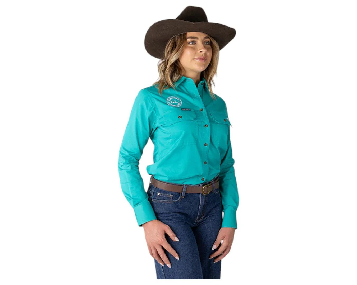 Country Labelled 'The Matilda' Full Button Work Shirt - Image 9