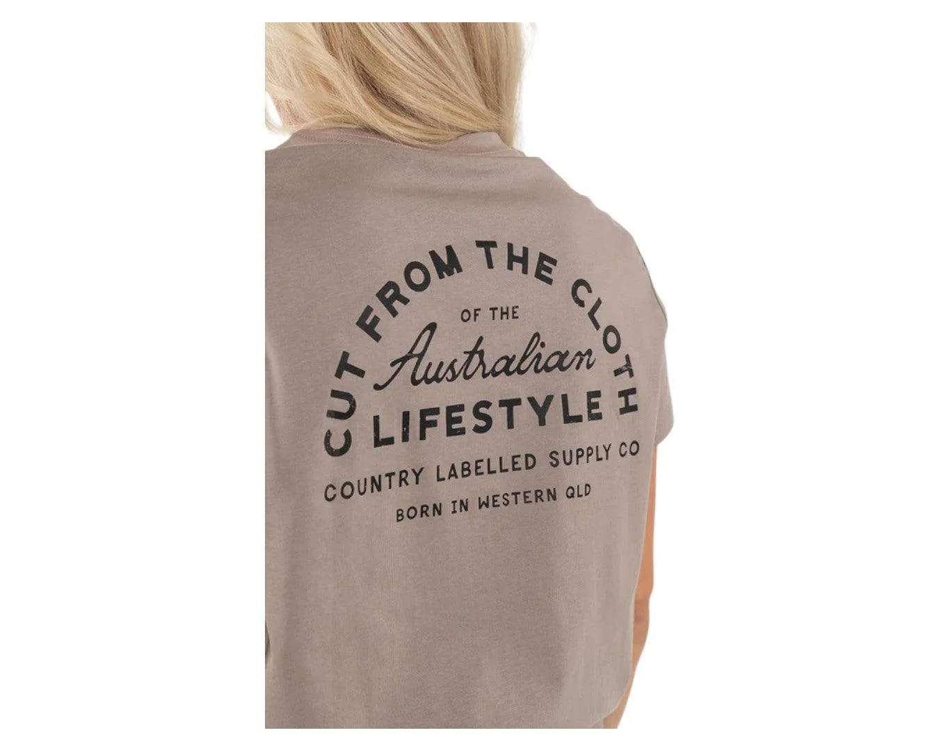 Country Labelled Womens Cut from the Cloth T-Shirt - Image 4