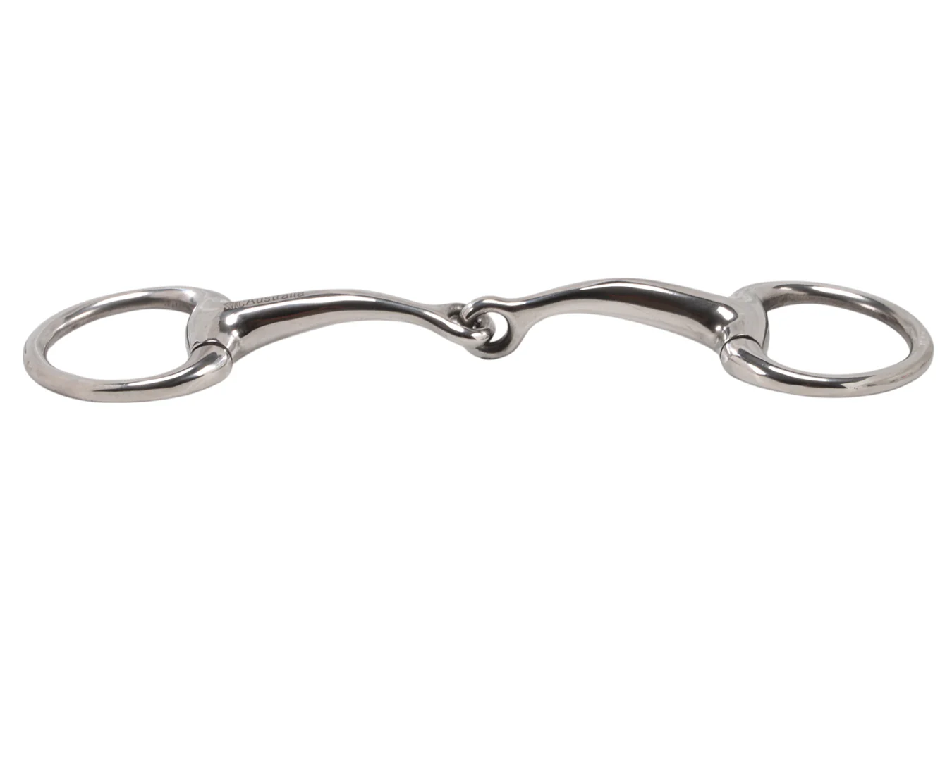 STC Curved Small Eggbutt Snaffle Bit - Image 2