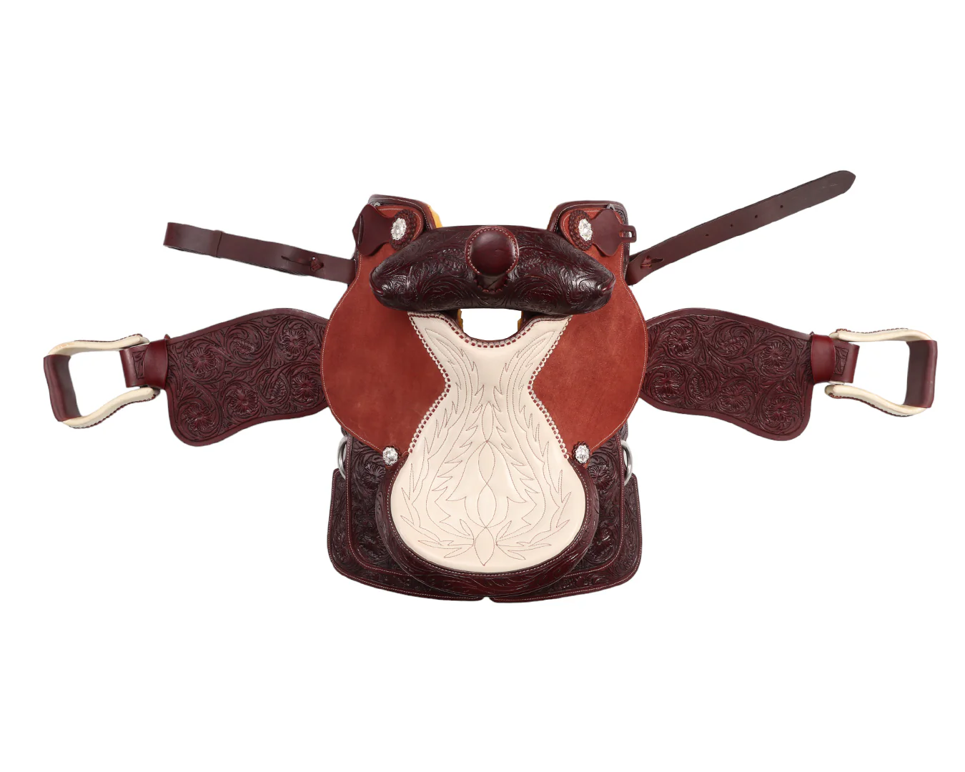 Dakota Stitched Seat Roper Saddle - Image 12