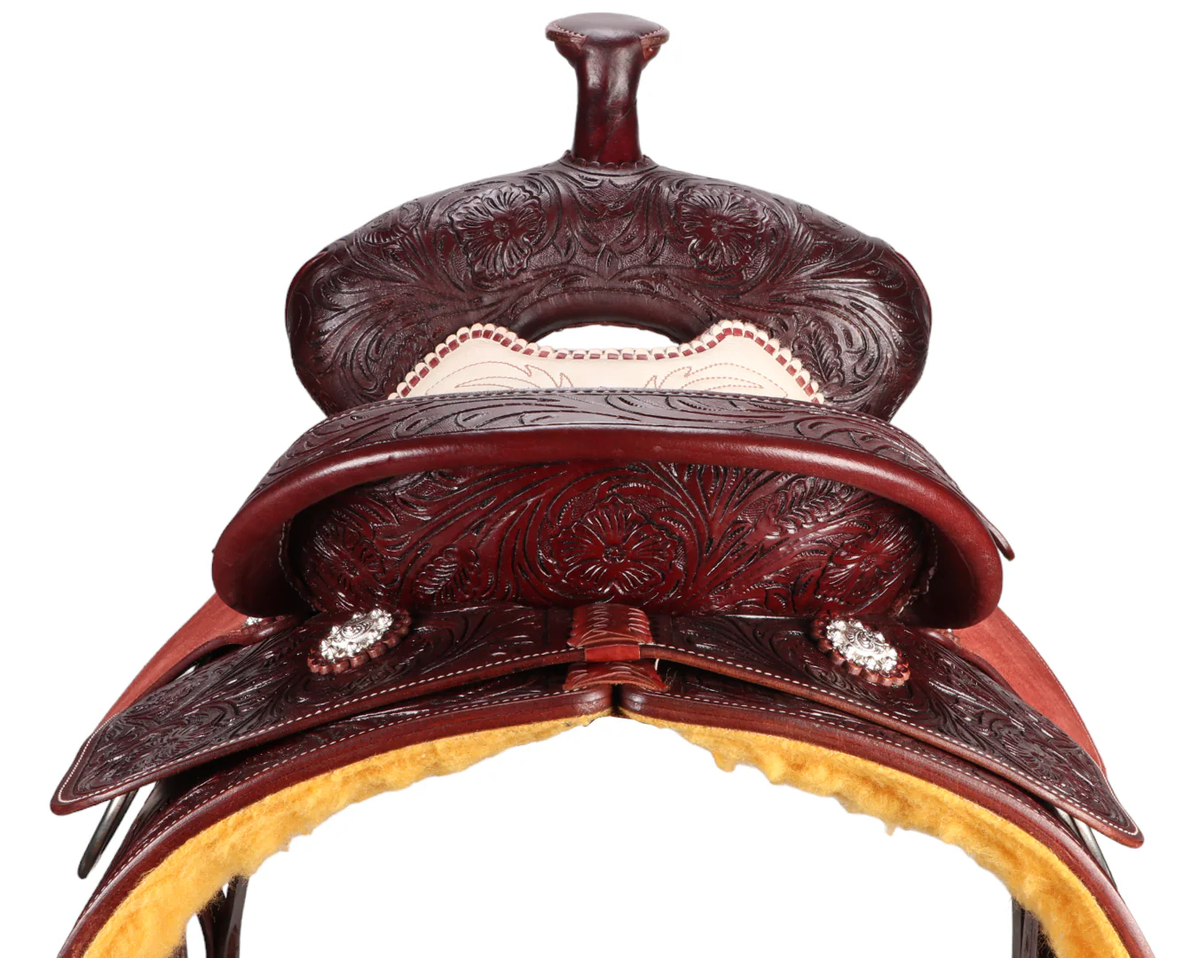 Dakota Stitched Seat Roper Saddle - Image 14