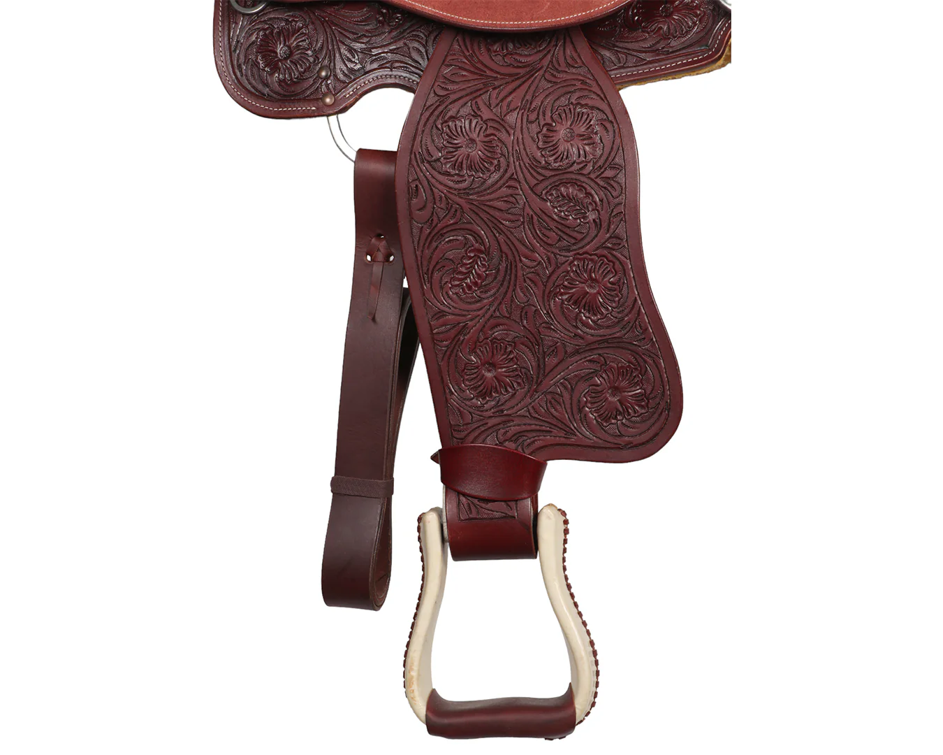 Dakota Stitched Seat Roper Saddle - Image 6