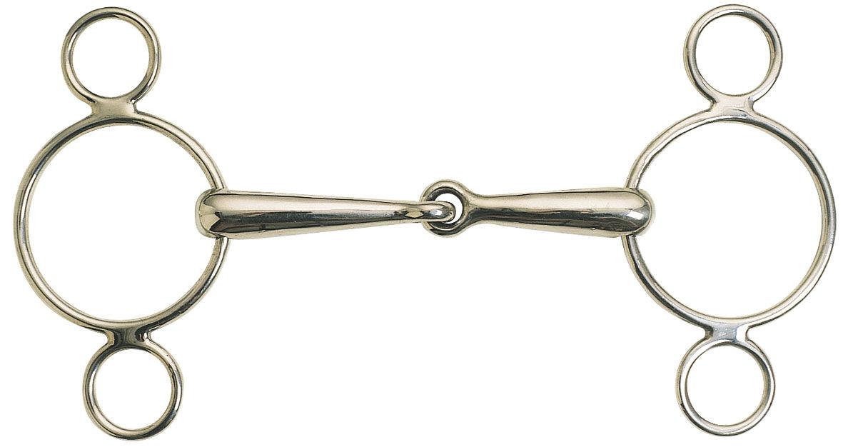 Dutch Gag Snaffle w/Three Rings