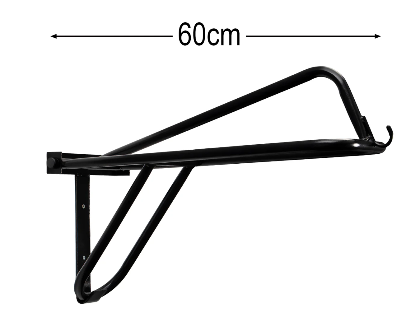 Easy-Up Fold Down Wall Mounted Saddle Rack - Image 2