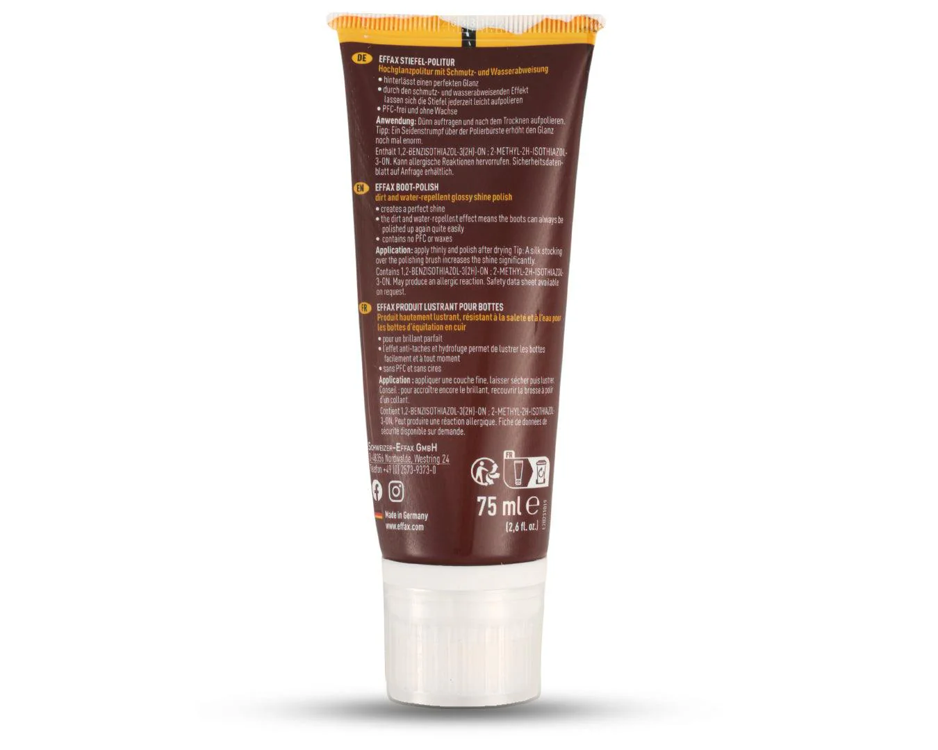 Effax Leather Boot Polish 75ml - Image 2