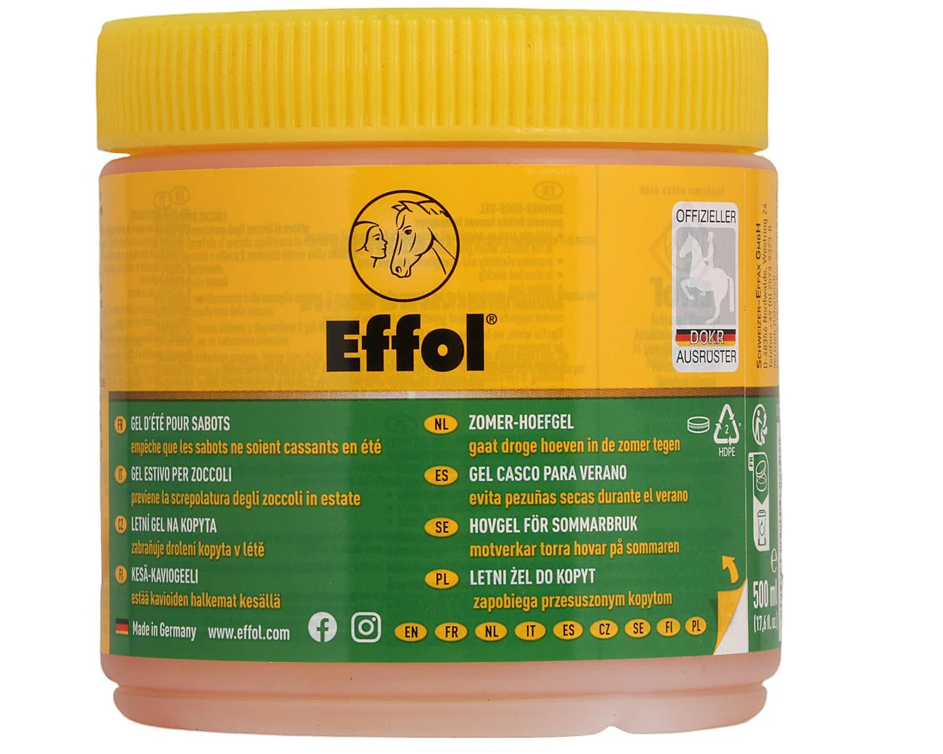 Effol Summer Hoof Gel - 500ml - Image 2