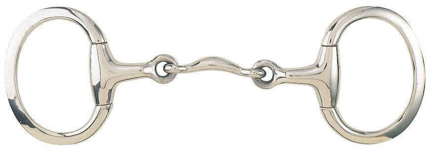 STC Eggbutt Snaffle Bit with Ported Mouth