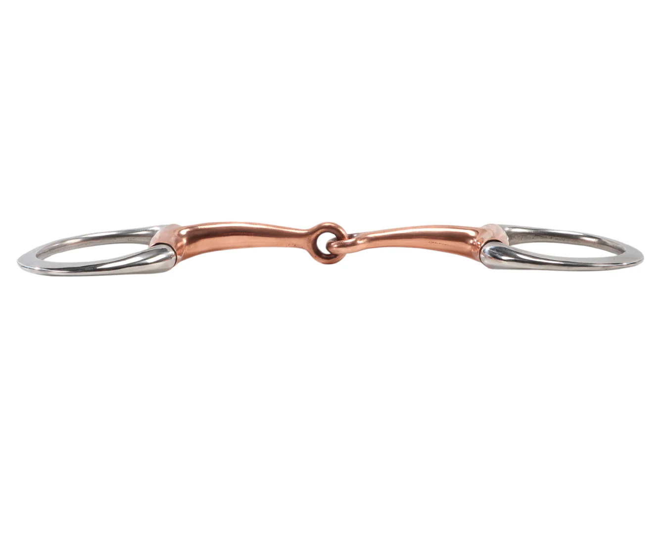 STC Eggbutt Snaffle Bit with Thin Copper Mouth - Image 3