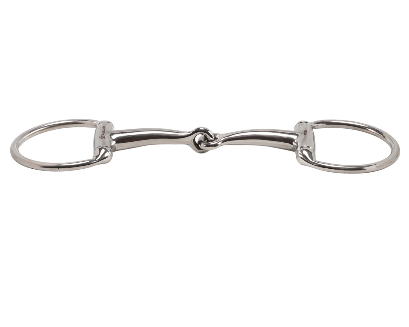 STC Eggbutt Snaffle Bit with Flat Rings - Image 2