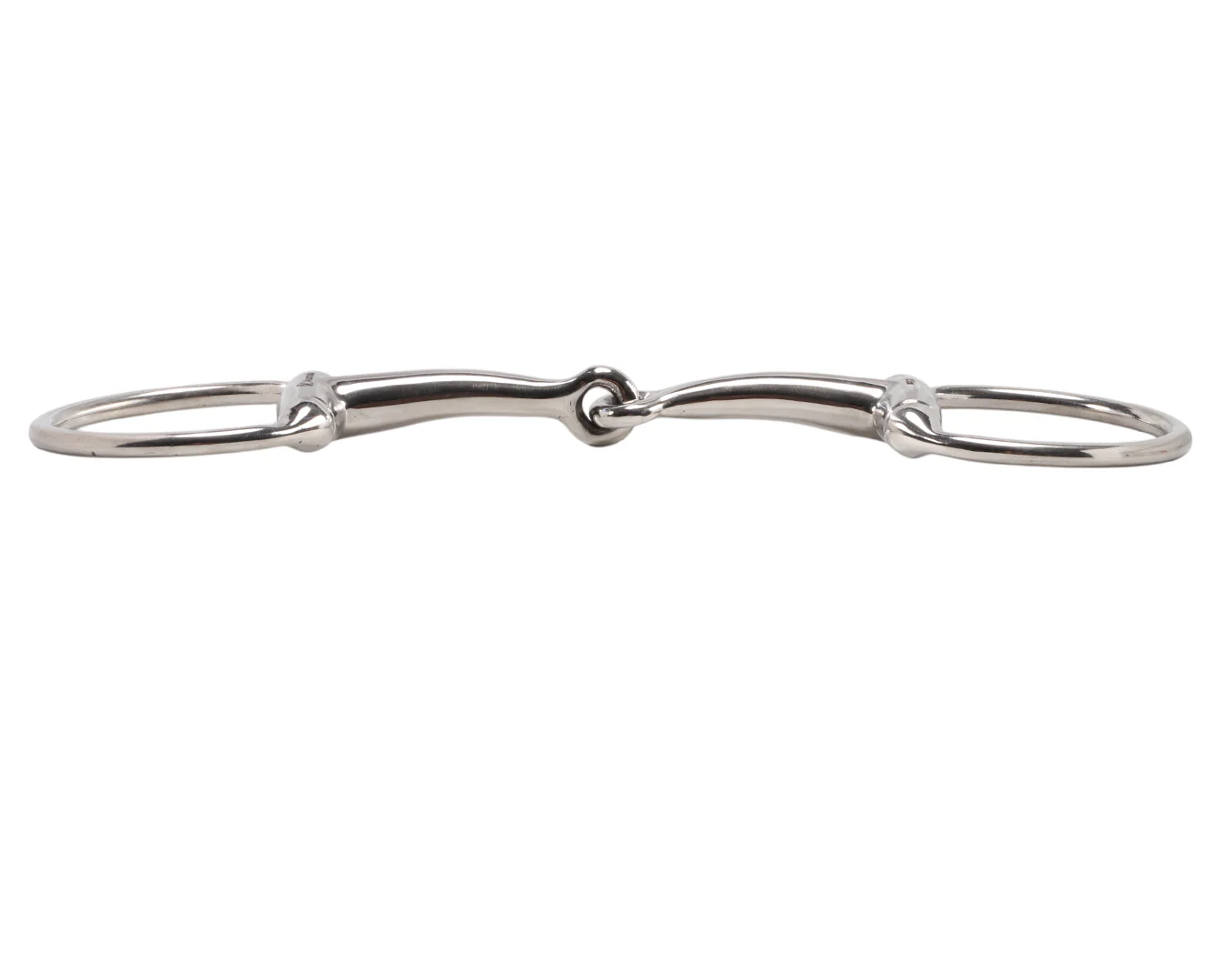 STC Eggbutt Snaffle Bit with Flat Rings - Image 3