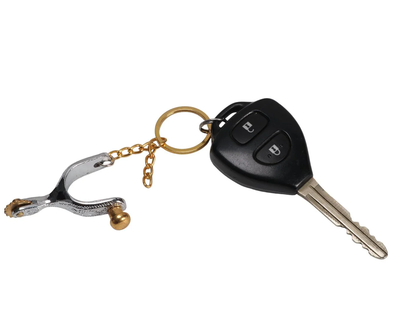 Embossed Spur Key Ring - Image 2