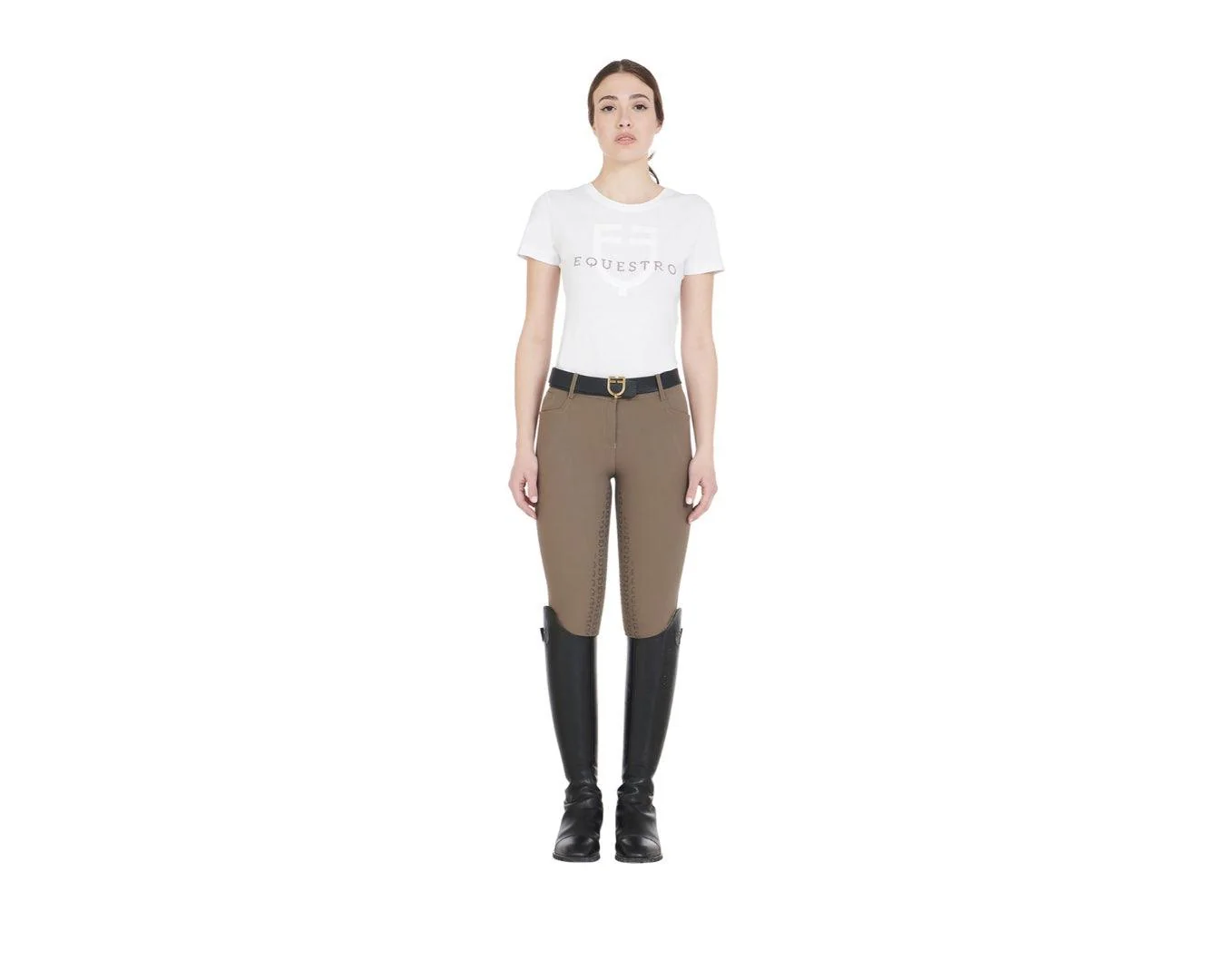 Equestro Full Grip Ladies Breeches - Image 6
