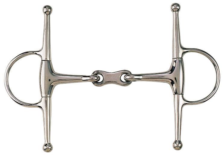 Equi-Steel SS Full Cheek Eggbutt Bit w/French Mouth