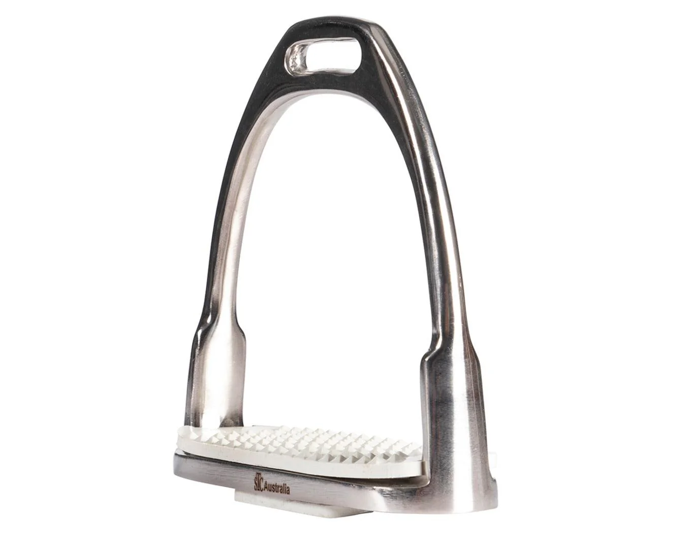 Equisteel Stainless Steel Two Bar Hunting Stirrups - Image 2