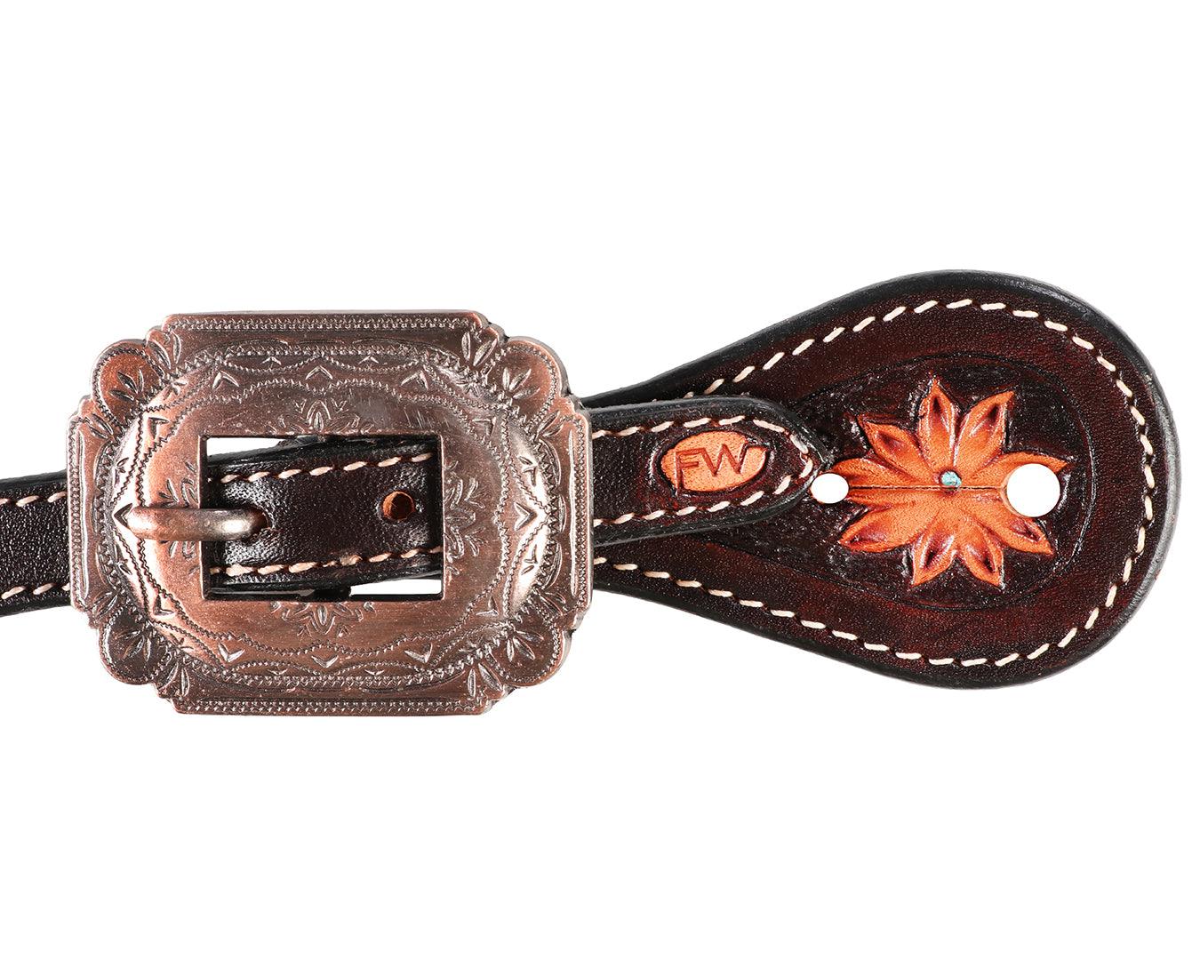 Fort Worth Prairie Dreams Spur Straps - Image 2