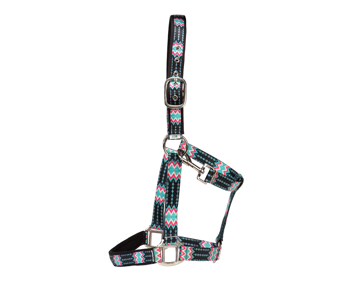 Fort Worth Aztec Print Nylon Halter - Image 4