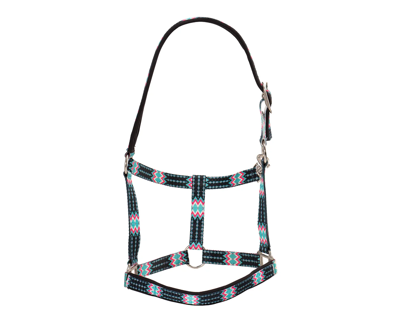 Fort Worth Aztec Print Nylon Halter - Image 5