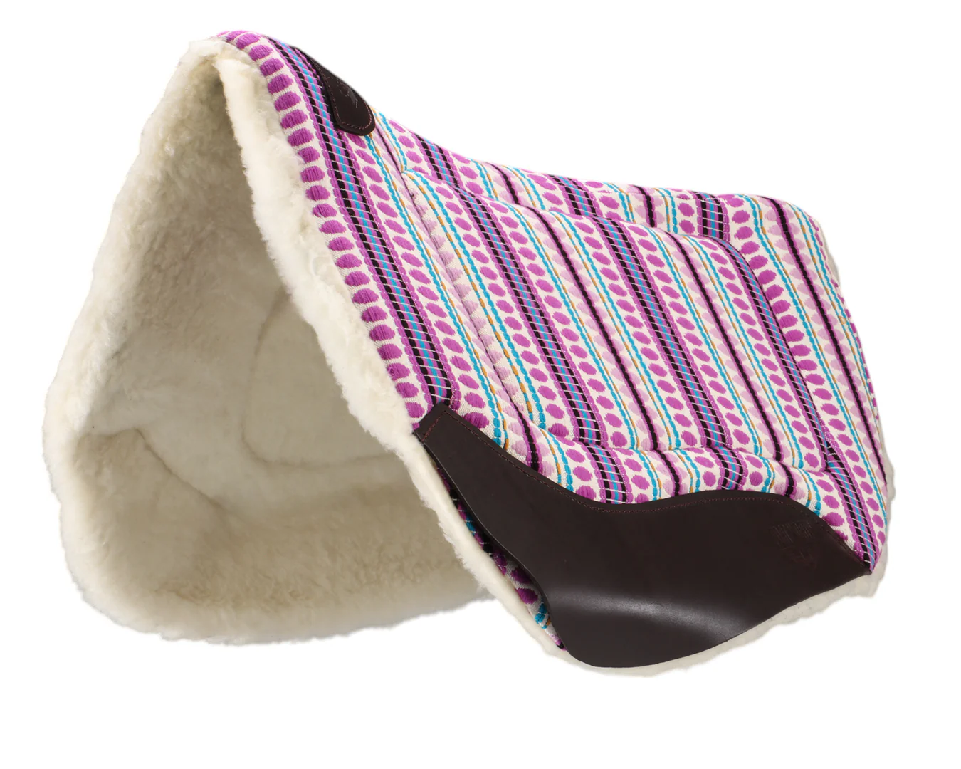 Fort Worth Barrel Contoured Saddle Pad - 28" x 34"