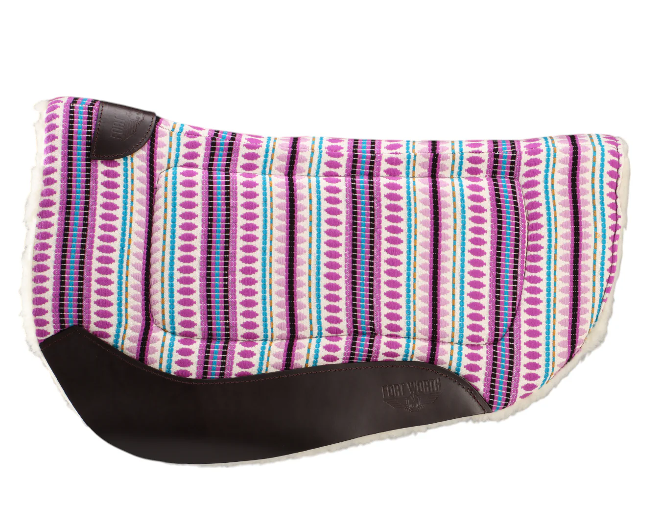 Fort Worth Barrel Contoured Saddle Pad - 28" x 34" - Image 2