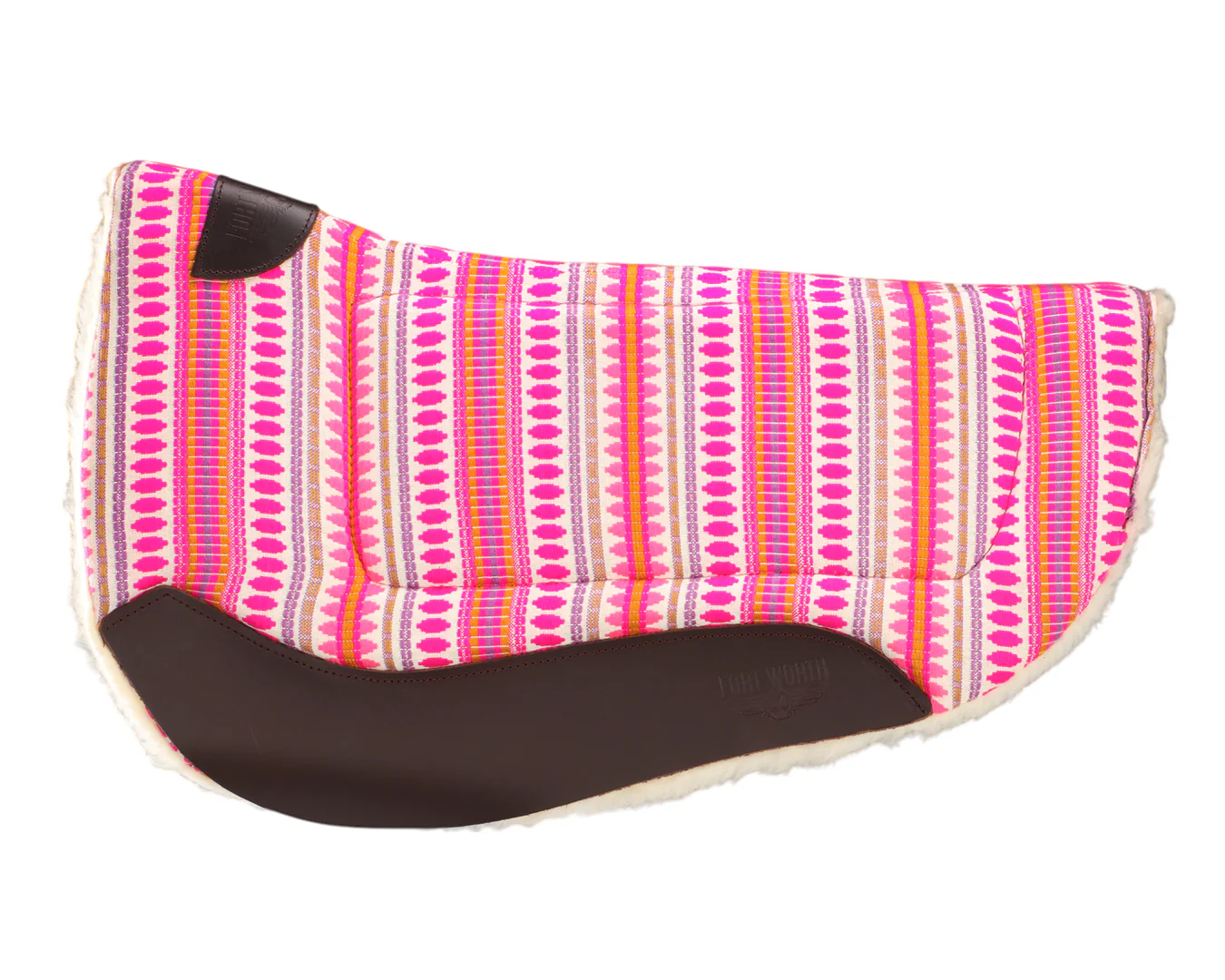 Fort Worth Barrel Contoured Saddle Pad - 28" x 34" - Image 4