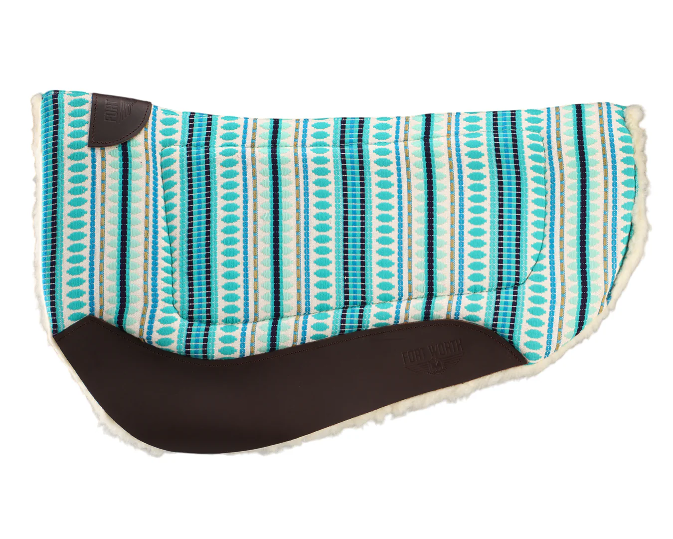 Fort Worth Barrel Contoured Saddle Pad - 28" x 34" - Image 6