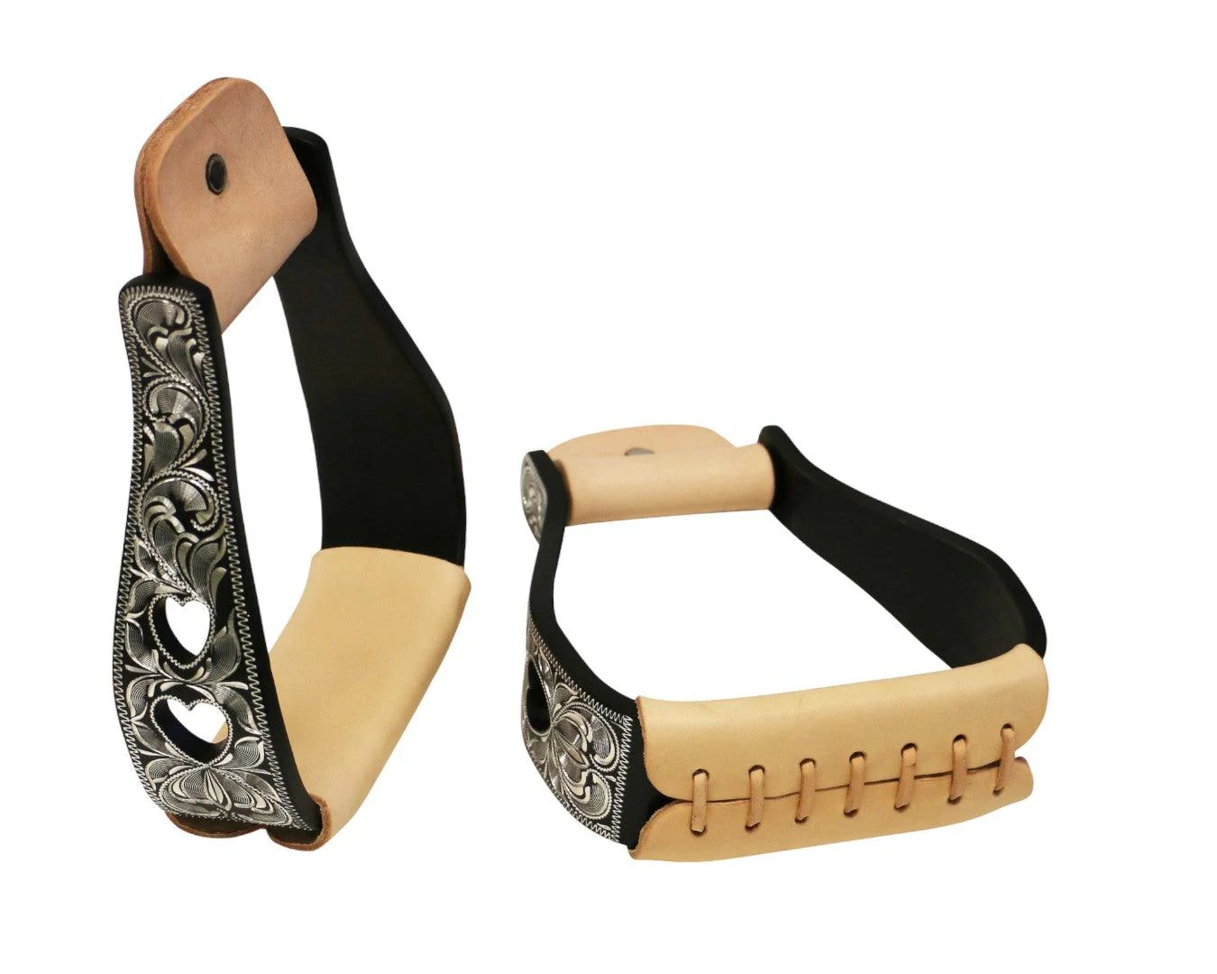Fort Worth Barrel Racing Oxbow W/Engraved Silver - Image 2