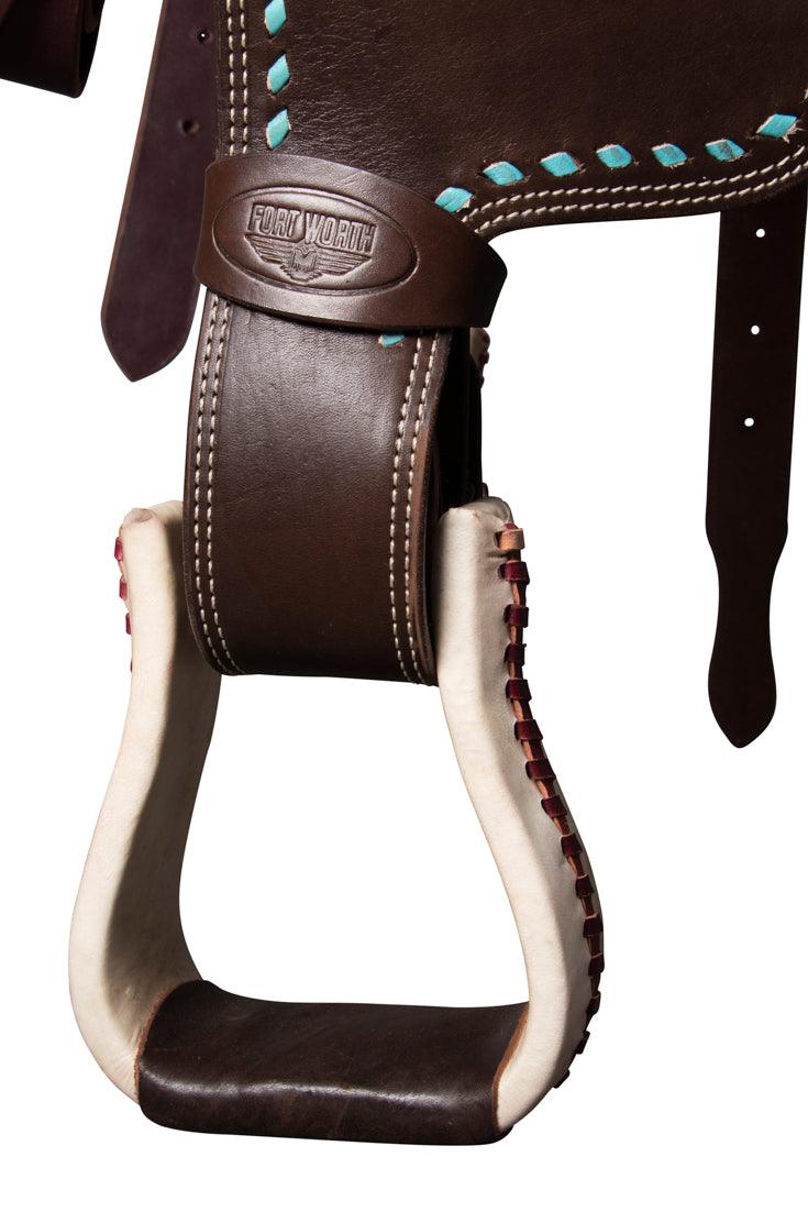 Fort Worth Barrel Racing Saddle with Buckstitch - Image 4