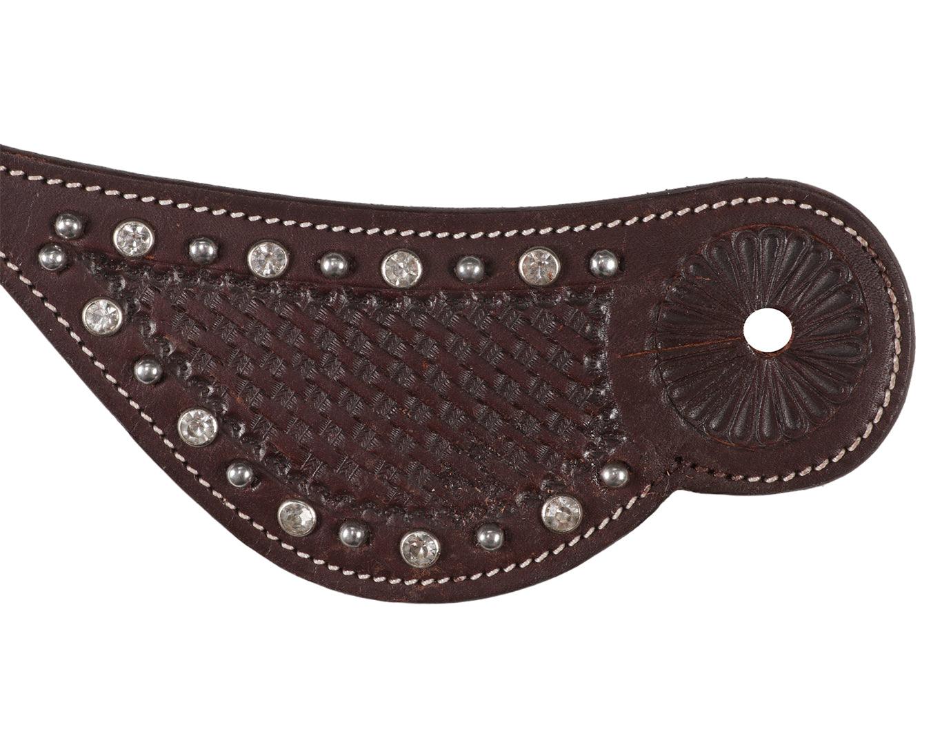Fort Worth Basket Weave w/Jewel Spur Straps - Image 3