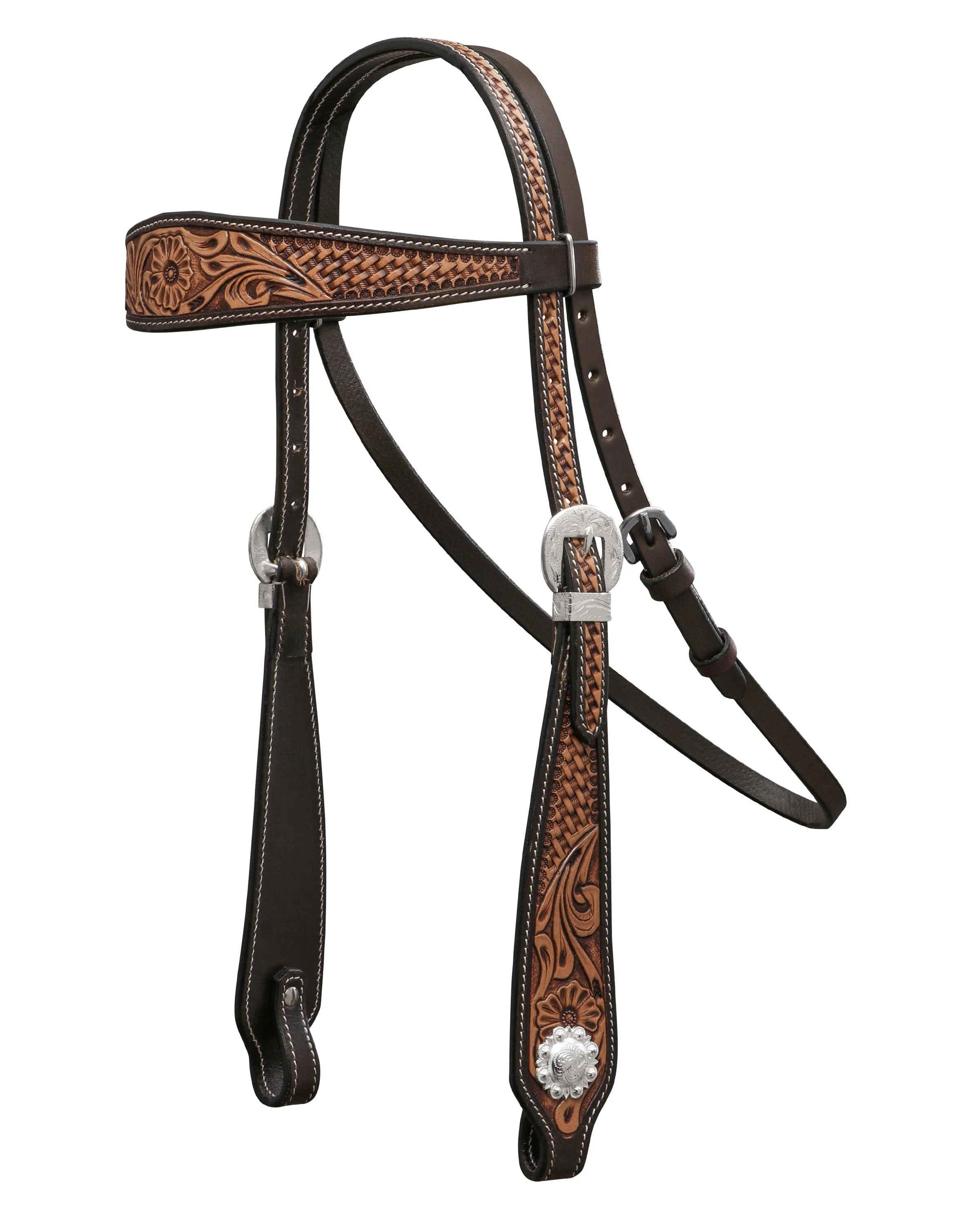 Fort Worth Basket Weave Headstall