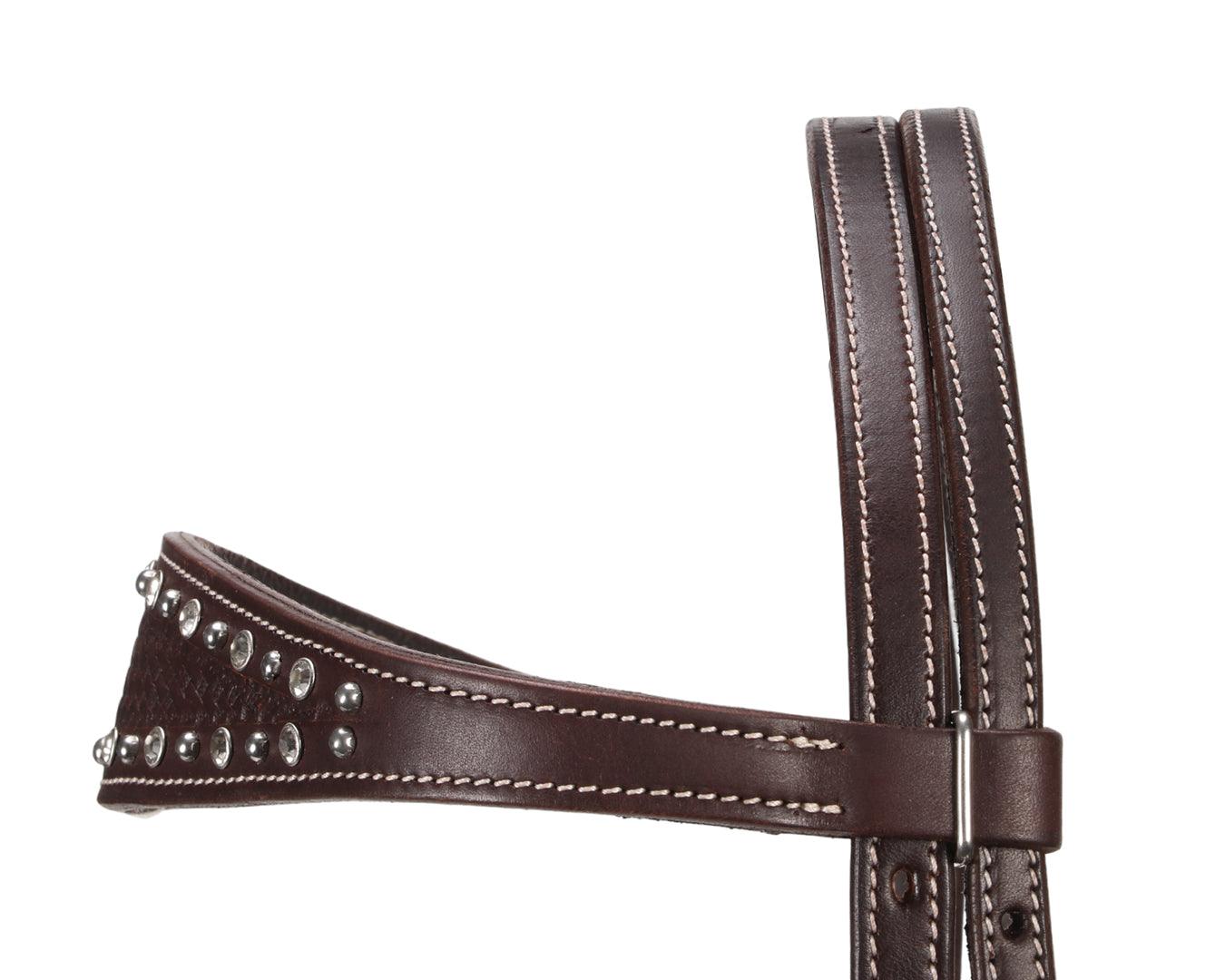 Fort Worth Basket Weave Jewel Headstall - Image 3