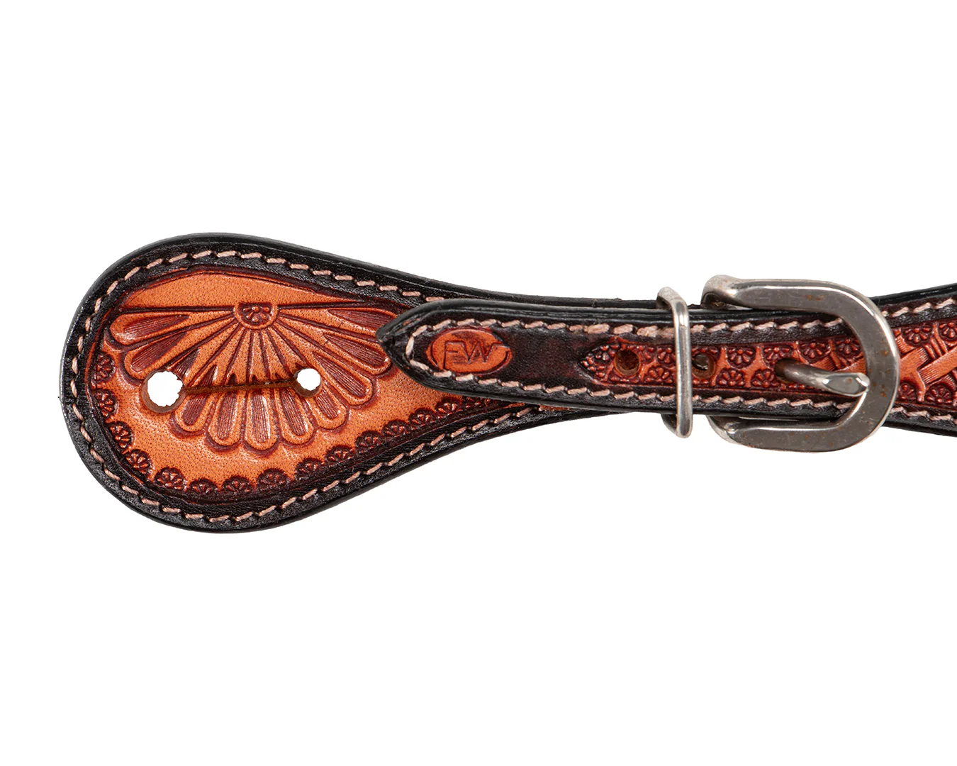 Fort Worth Basket Weave Spur Straps - Image 2