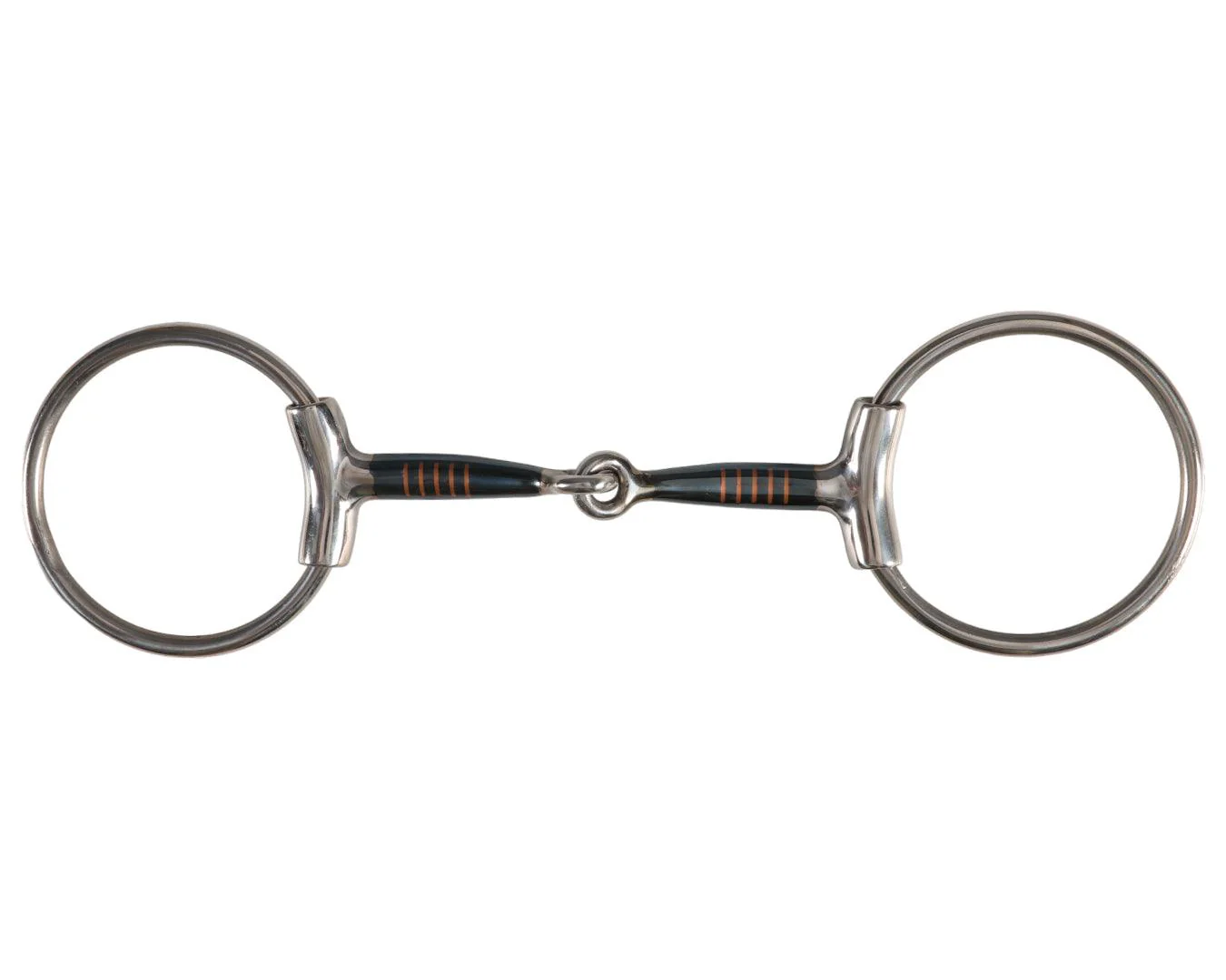 Fort Worth Blue Sweet Iron w/Copper Inlays Loose Ring Eggbut Snaffle