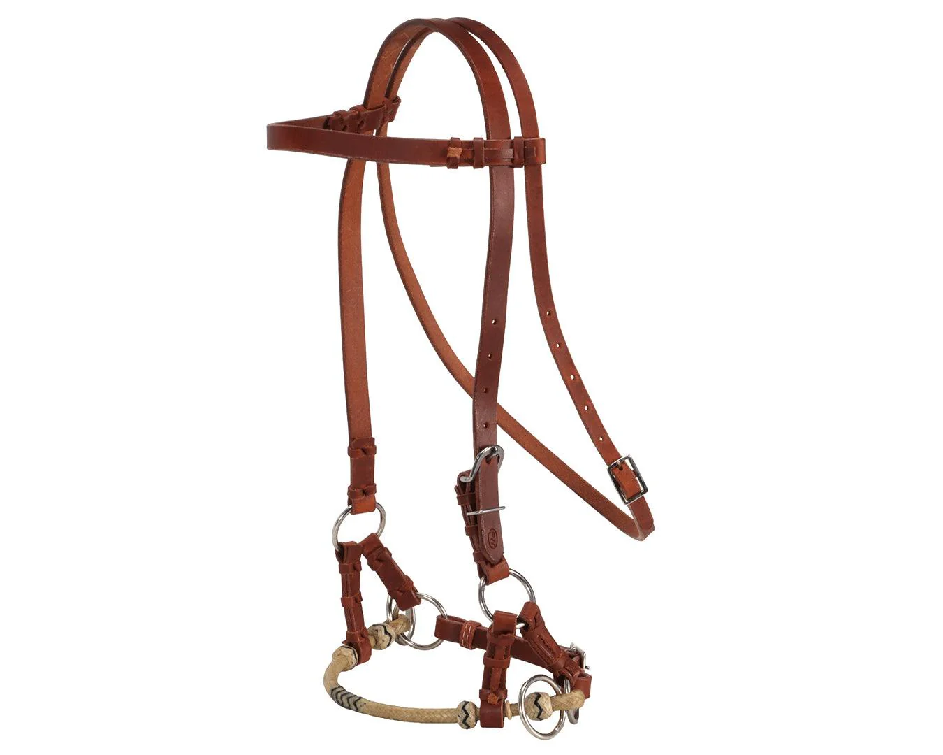 Fort Worth Braided Nose Sidepull - Harness