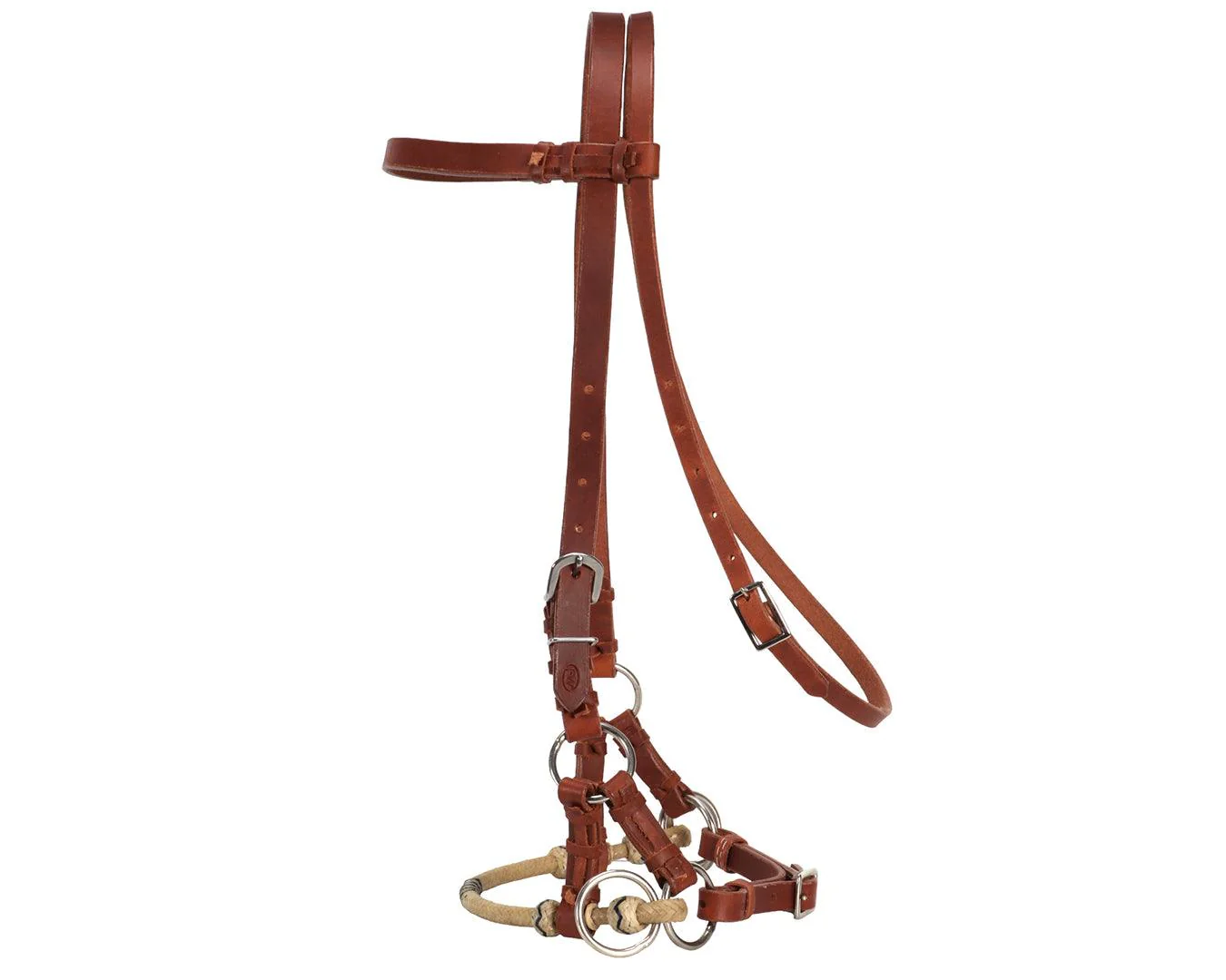 Fort Worth Braided Nose Sidepull - Harness - Image 2
