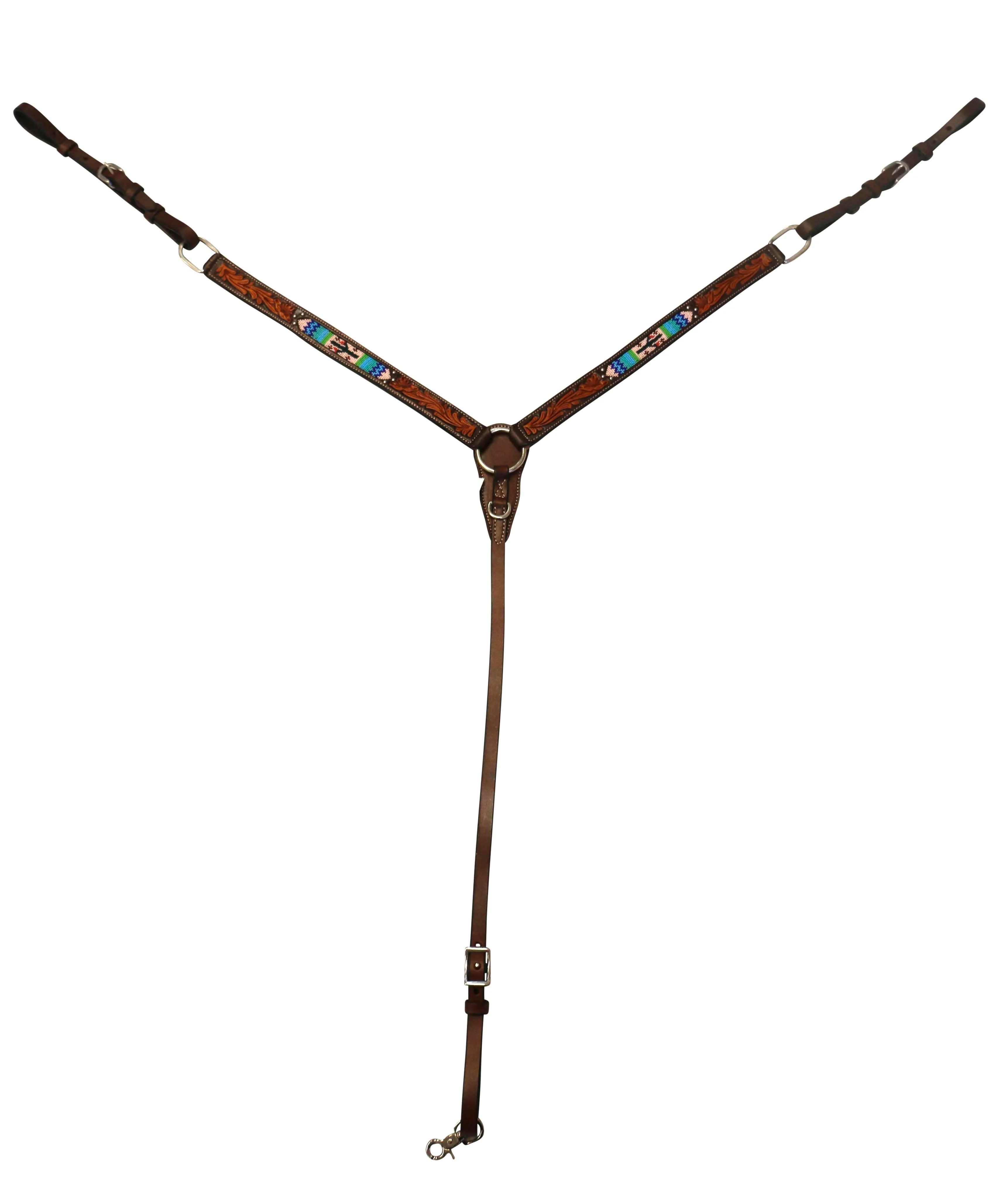 Fort Worth Cactus Beaded Breastcollar