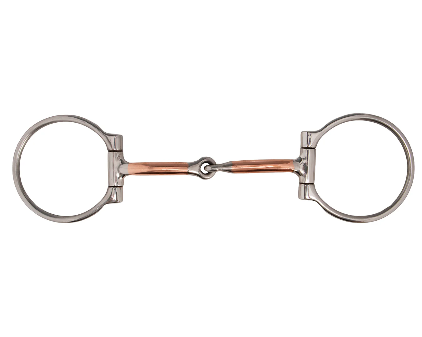Fort Worth Copper Mouth Eggbutt Snaffle Bit