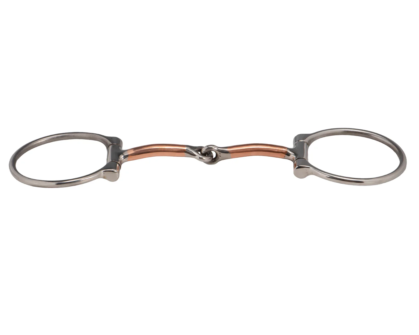 Fort Worth Copper Mouth Eggbutt Snaffle Bit - Image 2
