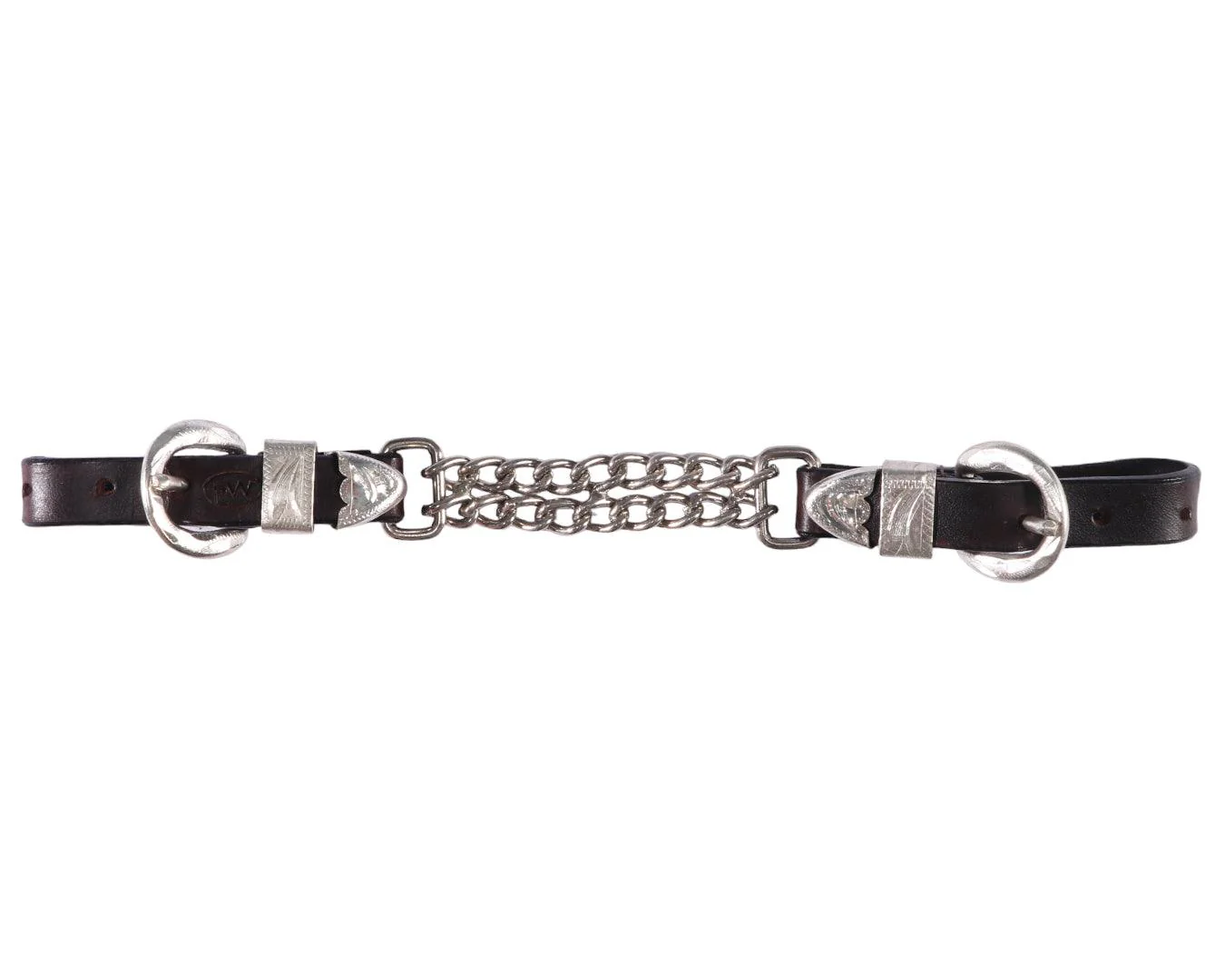 Fort Worth Double Curb Chain w/Silver
