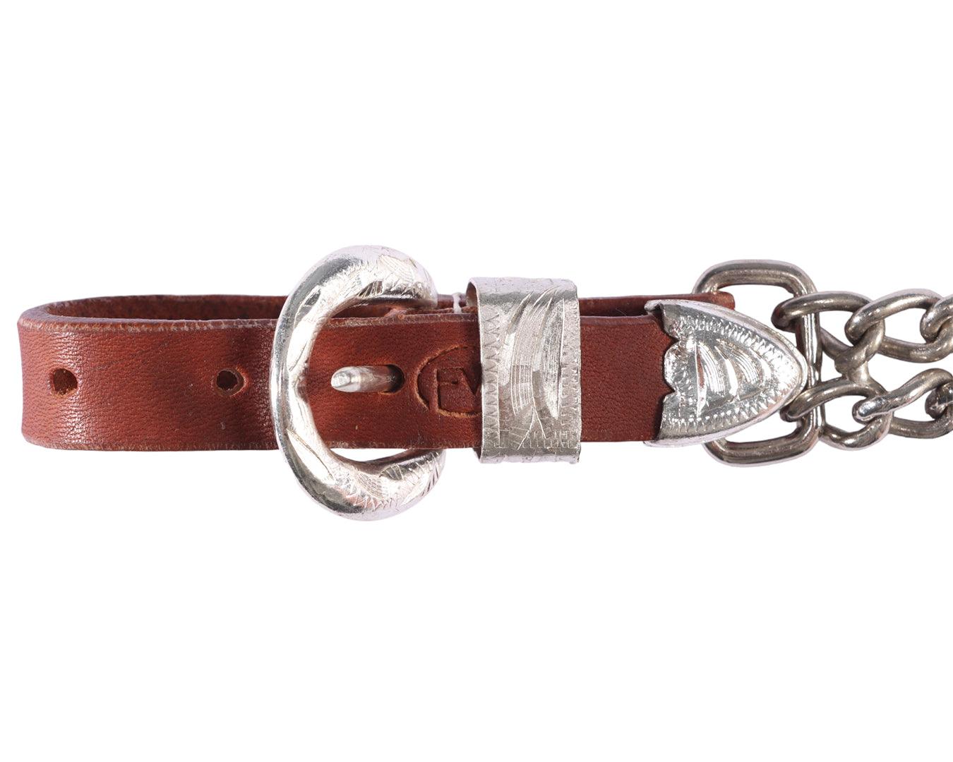 Fort Worth Double Curb Chain w/Silver - Image 5