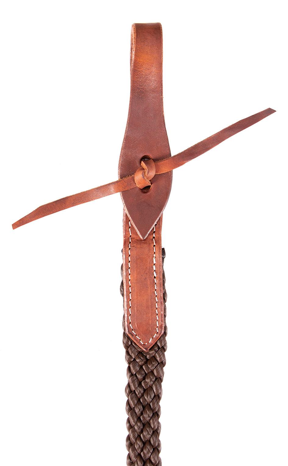 Fort Worth Flat Poly Roper Rein 8' w/Water Ties - Image 3