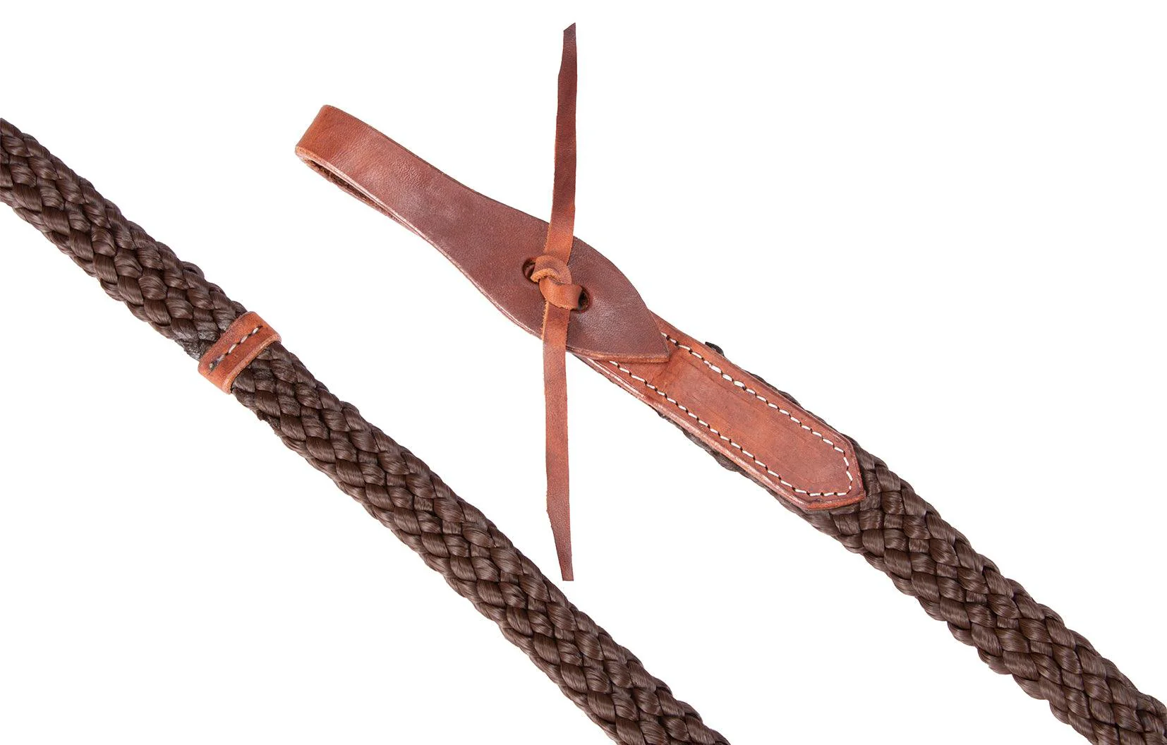 Fort Worth Flat Poly Roper Rein 8' w/Water Ties - Image 4