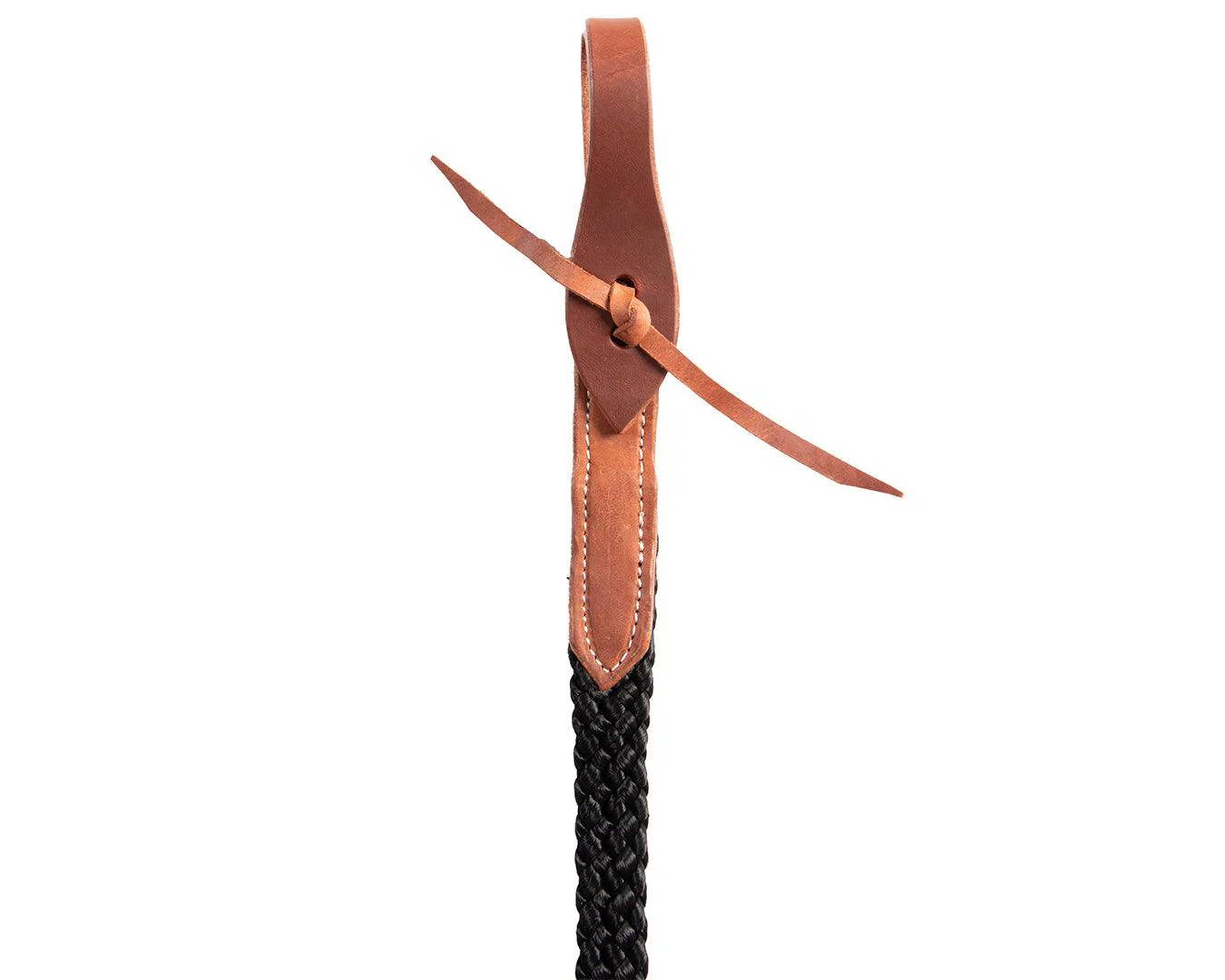 Fort Worth Flat Poly Roper Rein 8' w/Water Ties - Image 6