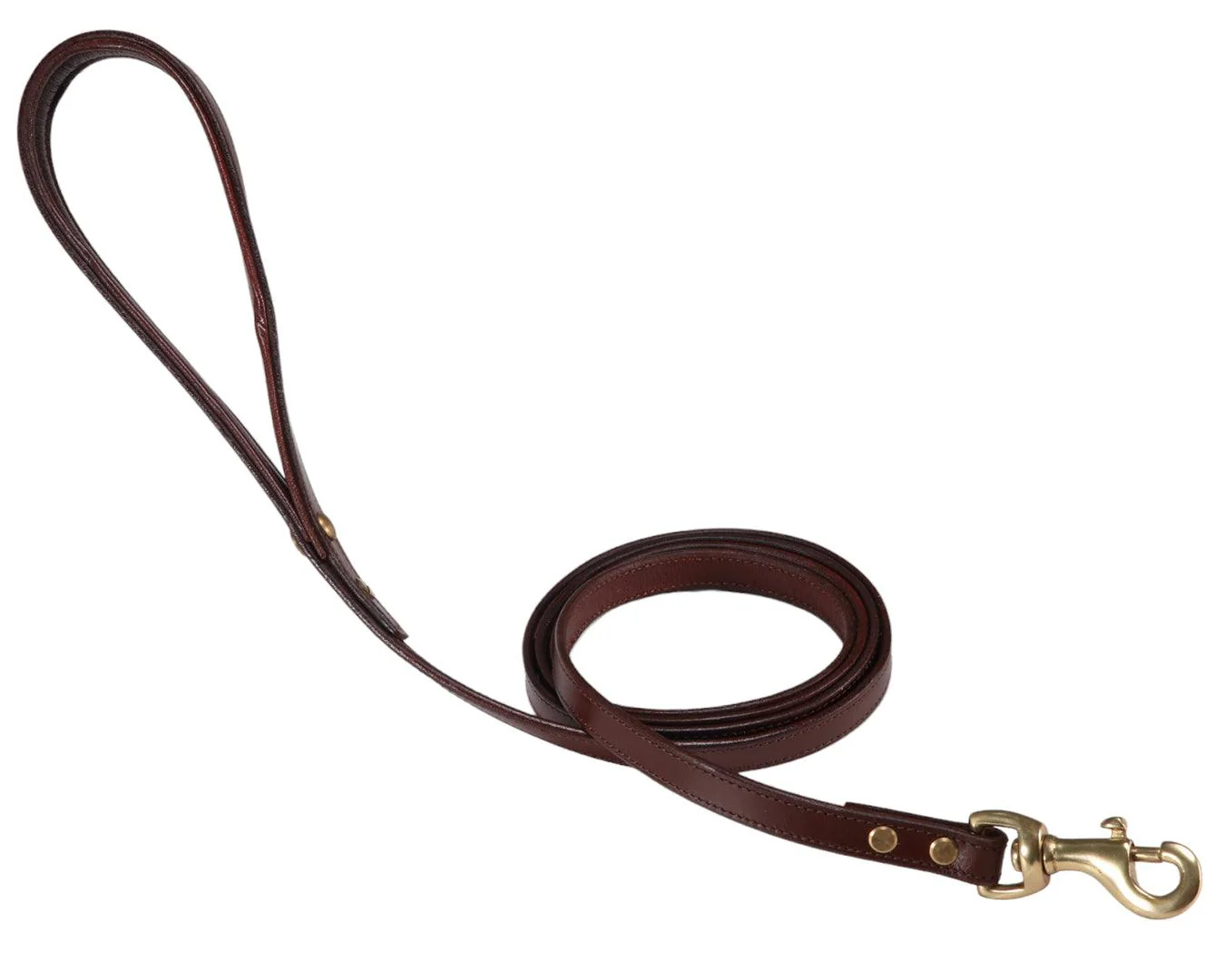 Fort Worth Goat Skin Lined Dog Lead - 5/8" Width