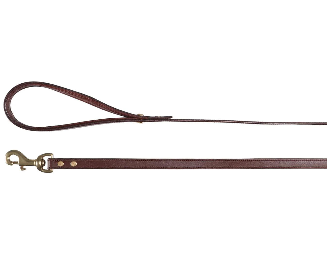 Fort Worth Goat Skin Lined Dog Lead - 5/8" Width - Image 2