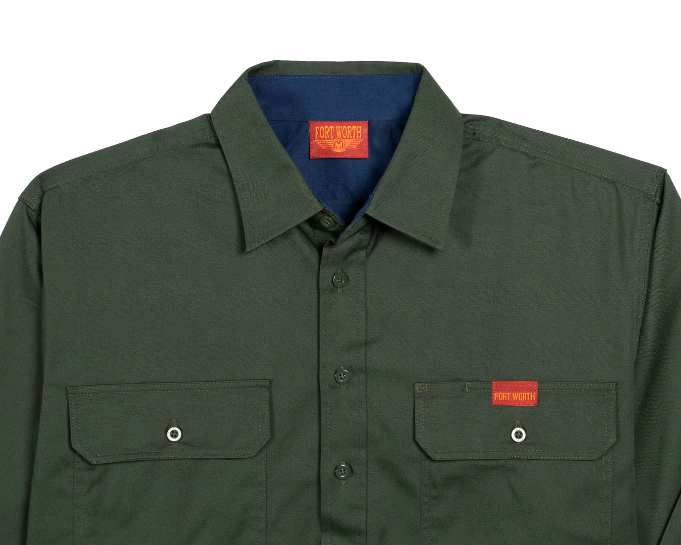Fort Worth Men's Half Button Work Shirt - Image 11