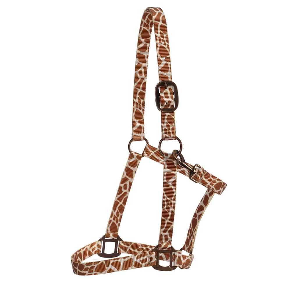 Fort Worth Halter with Copper Hardware - Giraffe - Image 4